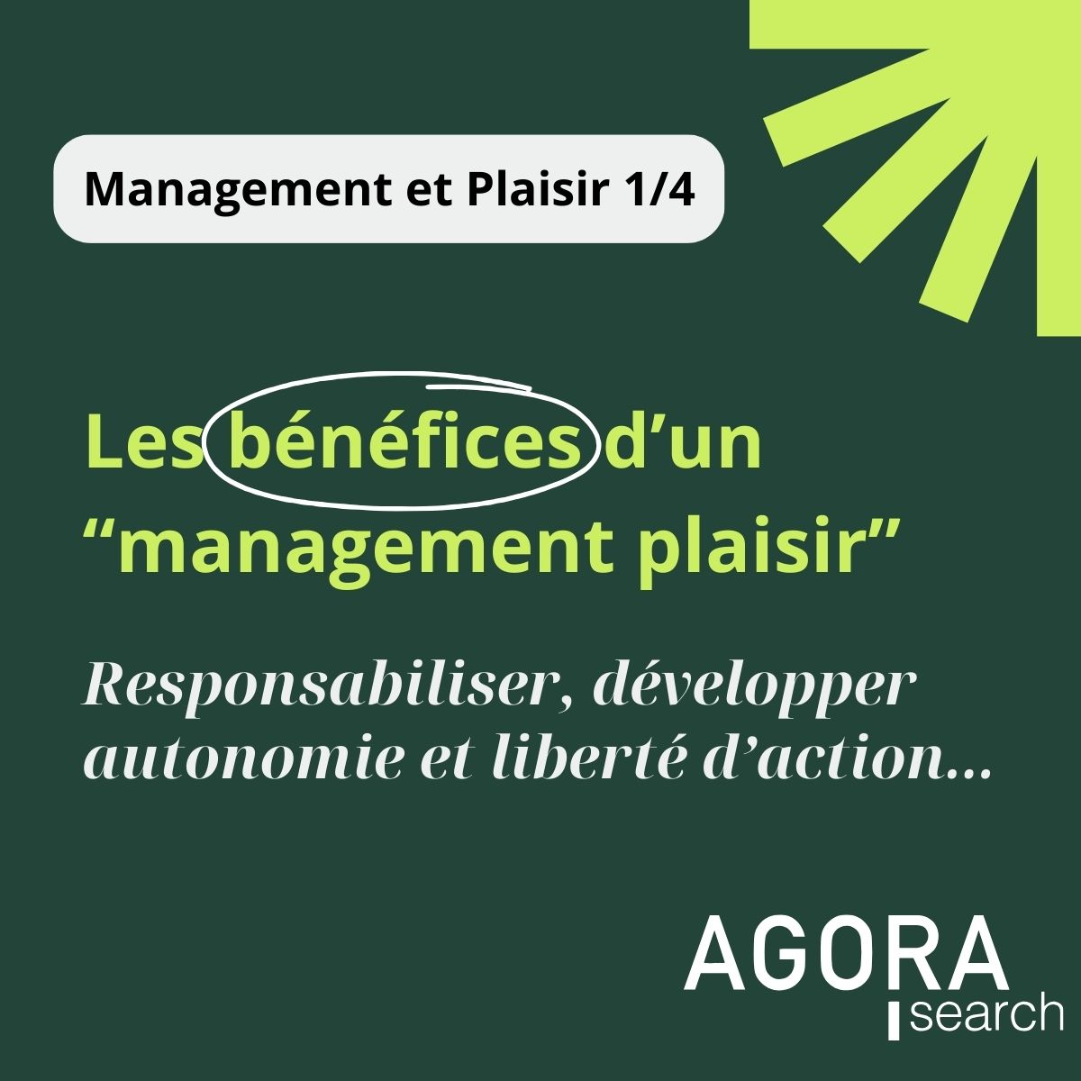 🔊 Management et plaisir : deux notions compatibles ❓