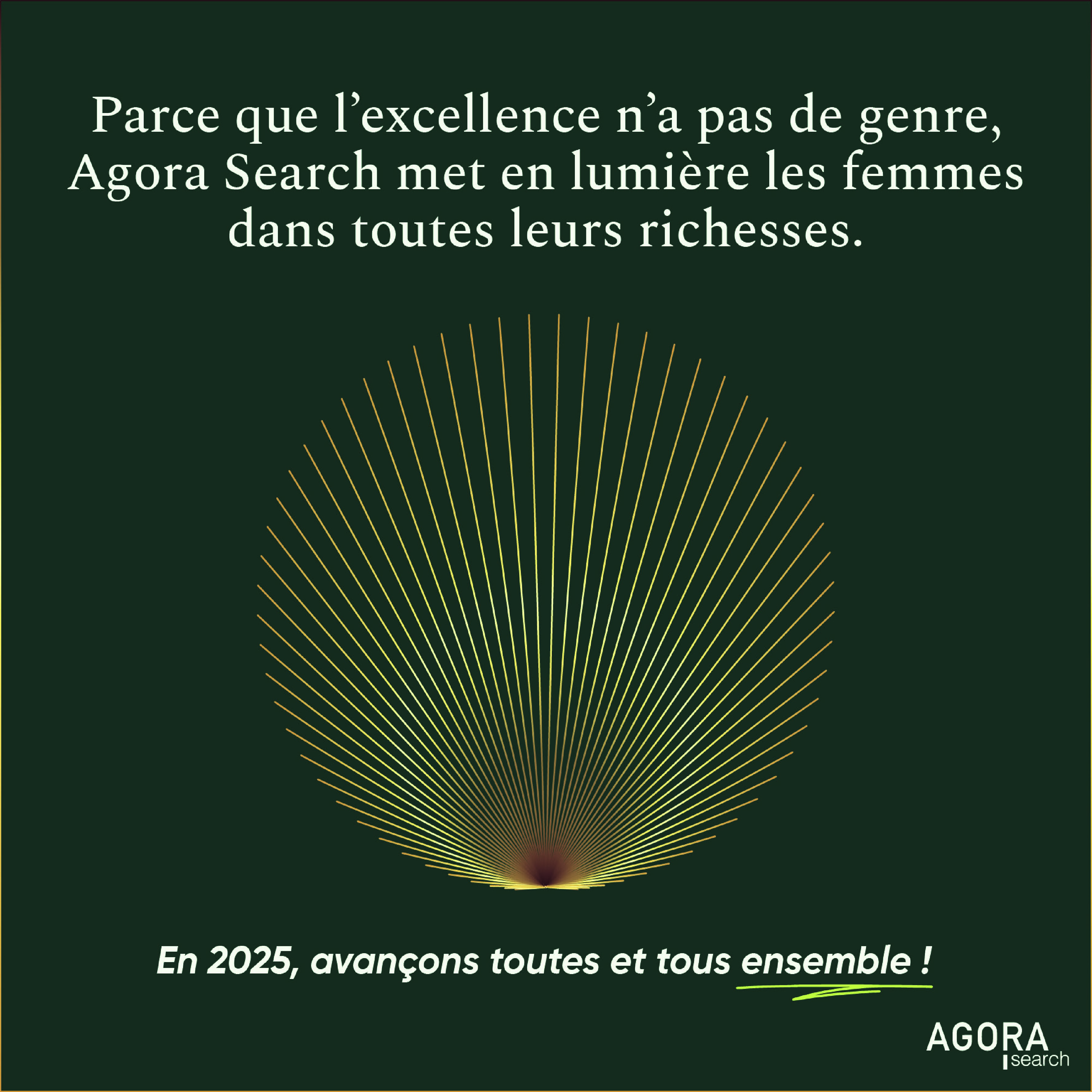 🎯 Nos résolutions pour 2025 : mettre en lumière les talents et bâtir un avenir inclusif.